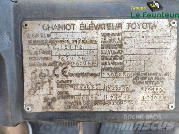 Toyota 02-7 FG A 50 Wózki LPG