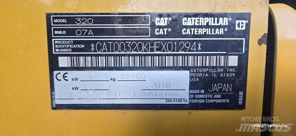 CAT 320 Koparki gąsienicowe