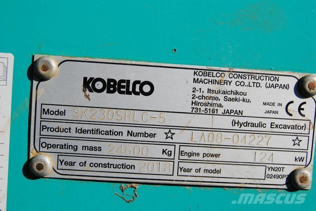 Kobelco SK230SRLC-5 Koparki gąsienicowe