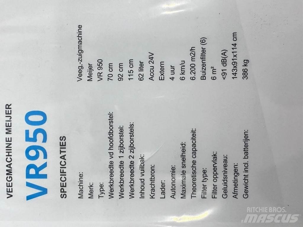 Meijer VR950 Zamiatarki - Zgarniarki - Odśnieżarki