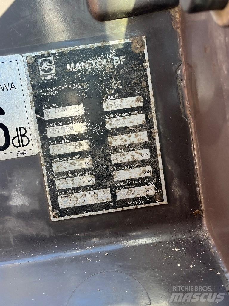 Manitou 1740 Ładowarki teleskopowe