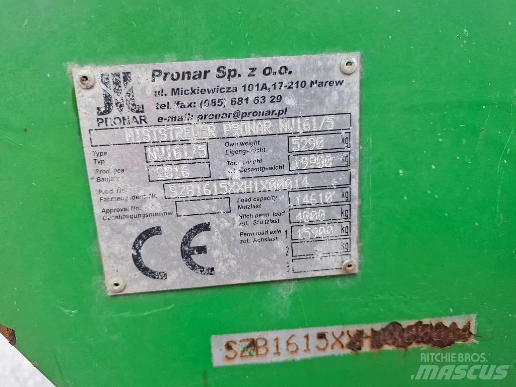 Pronar NV 161/5 Rozrzutnik obornika