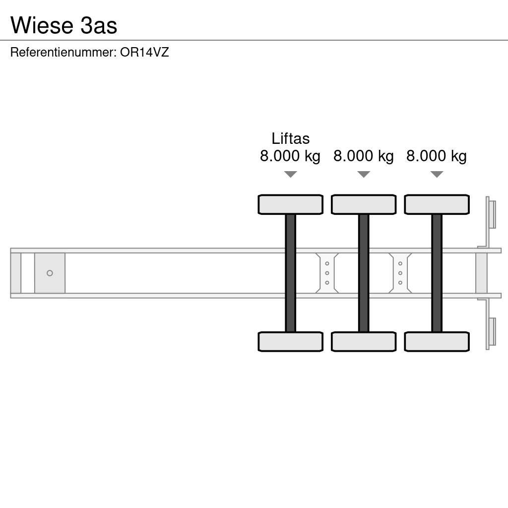 Wiese 3as Platformy / Naczepy z otwieranymi burtami