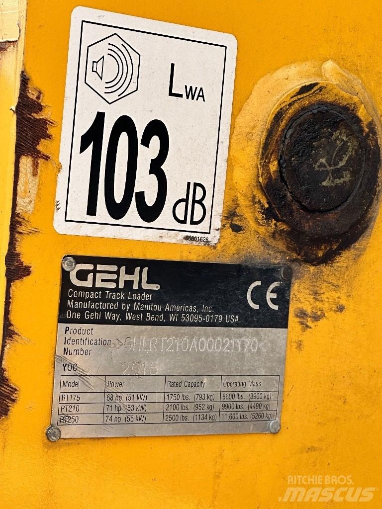 Gehl RT 210 Ładowarki burtowe