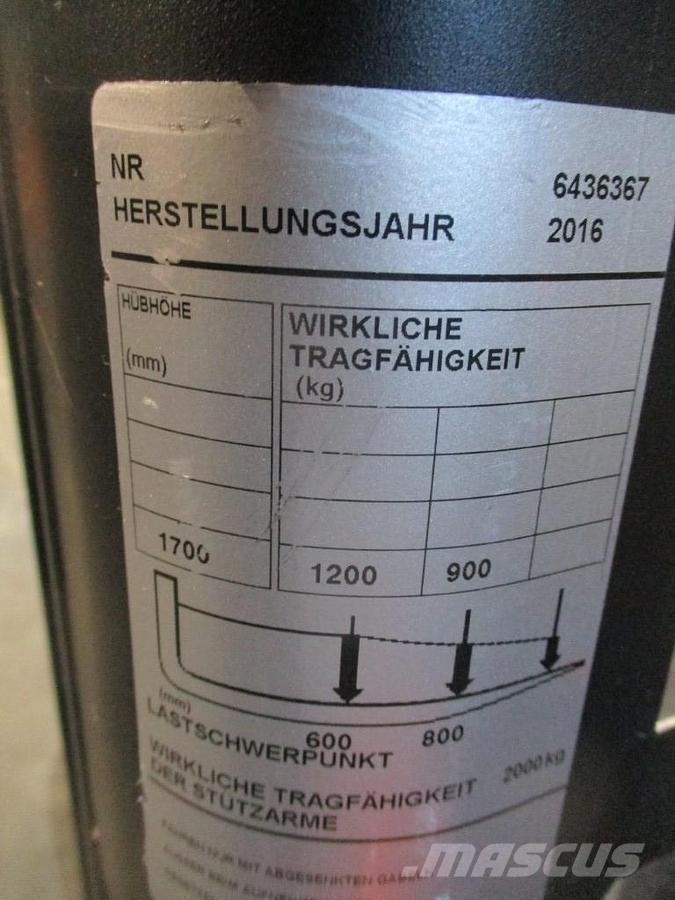 BT SWE 200D Wózki widłowe unoszące z dyszlem