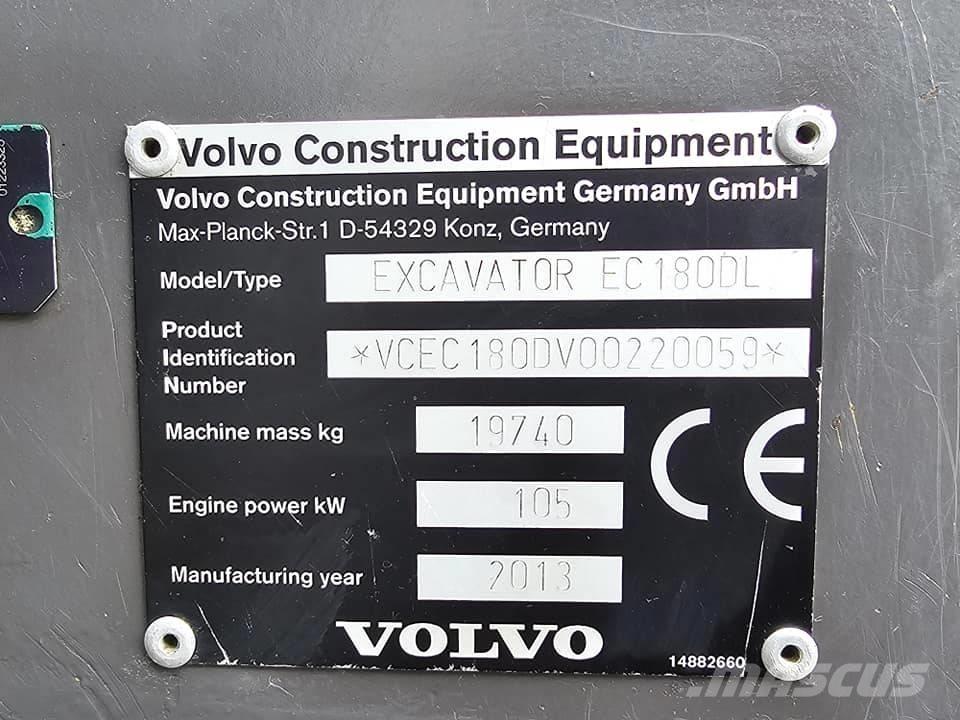 Volvo EC 180 C L Koparki gąsienicowe