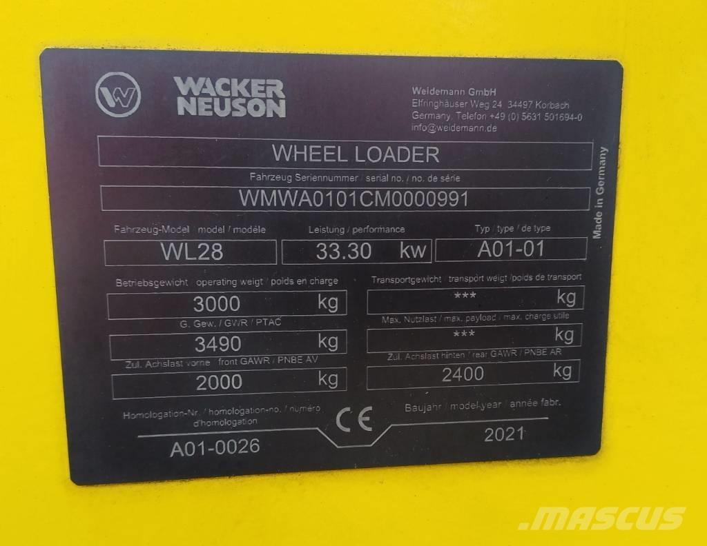 Wacker Neuson WL 28 Ładowarki kołowe