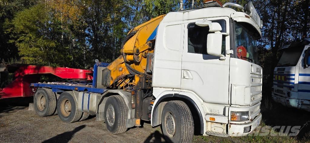Scania R 144 G Żurawie samochodowe