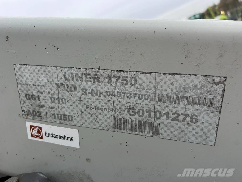 CLAAS Liner 1750 Ciągnikowe żniwiarki pokosowe