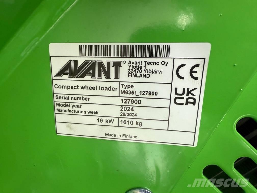 Avant 635 Ładowarki wielofunkcyjne