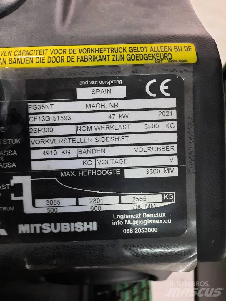 Mitsubishi FG35NT Wózki LPG