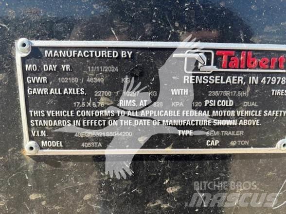 Talbert 4053TA Naczepy niskopodłogowe