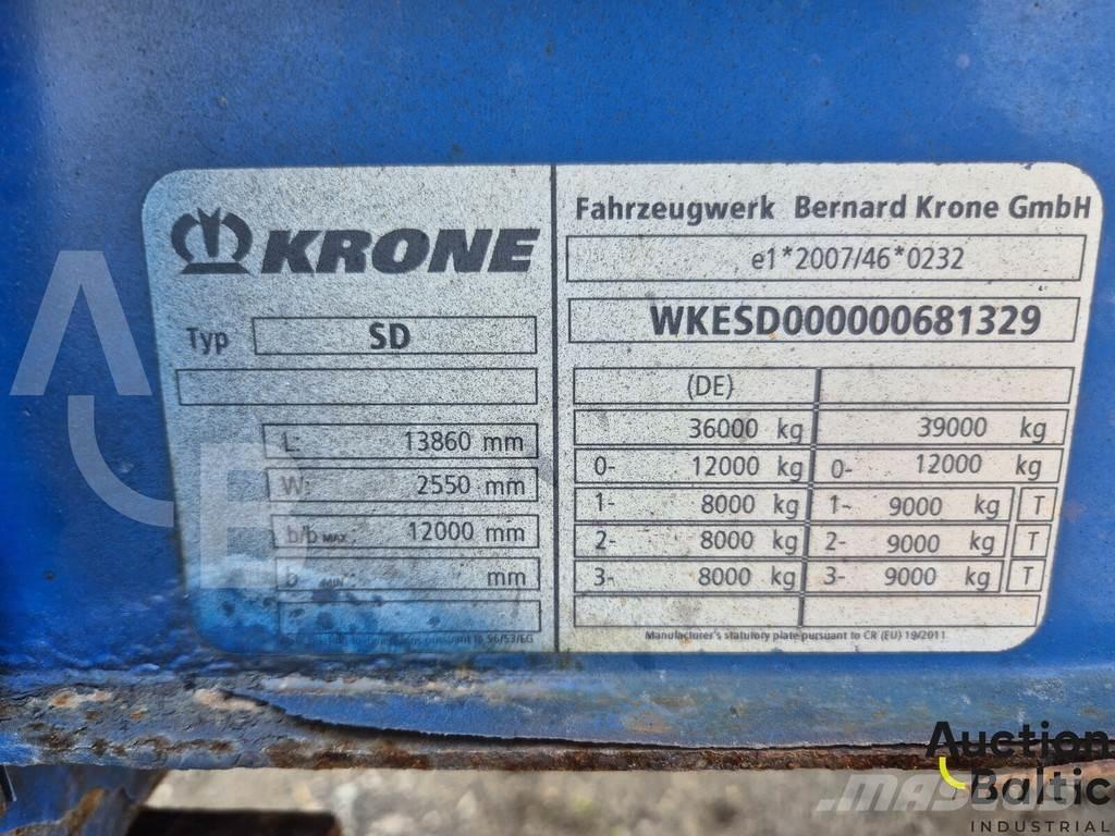 Krone SD Naczepy firanki