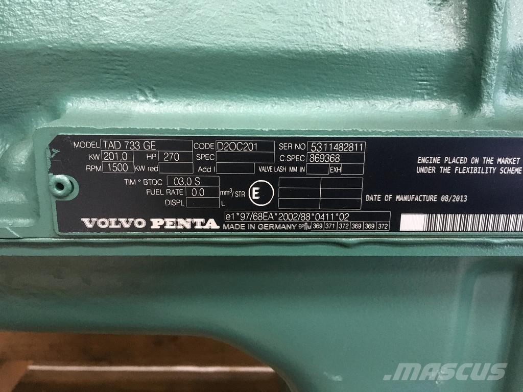 Volvo TAD733GE NEW Silniki