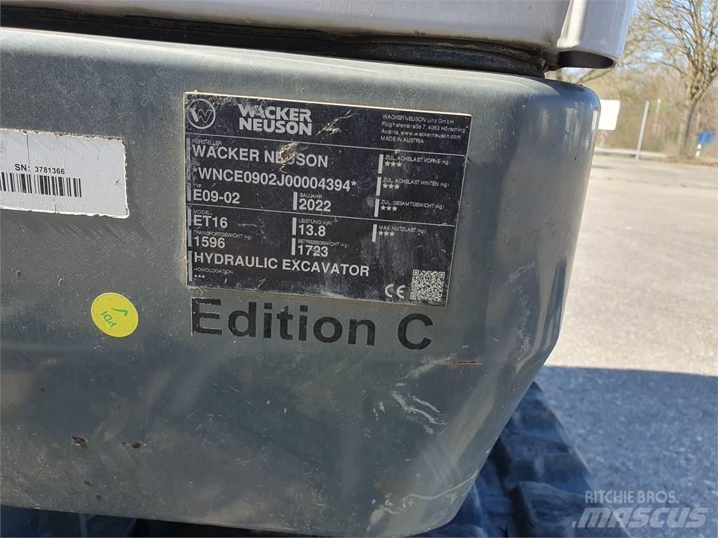 Wacker Neuson ET16 Koparki gąsienicowe