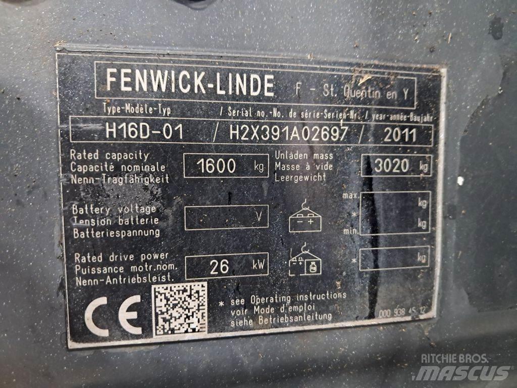 Linde H16D-01 Wózki Diesla