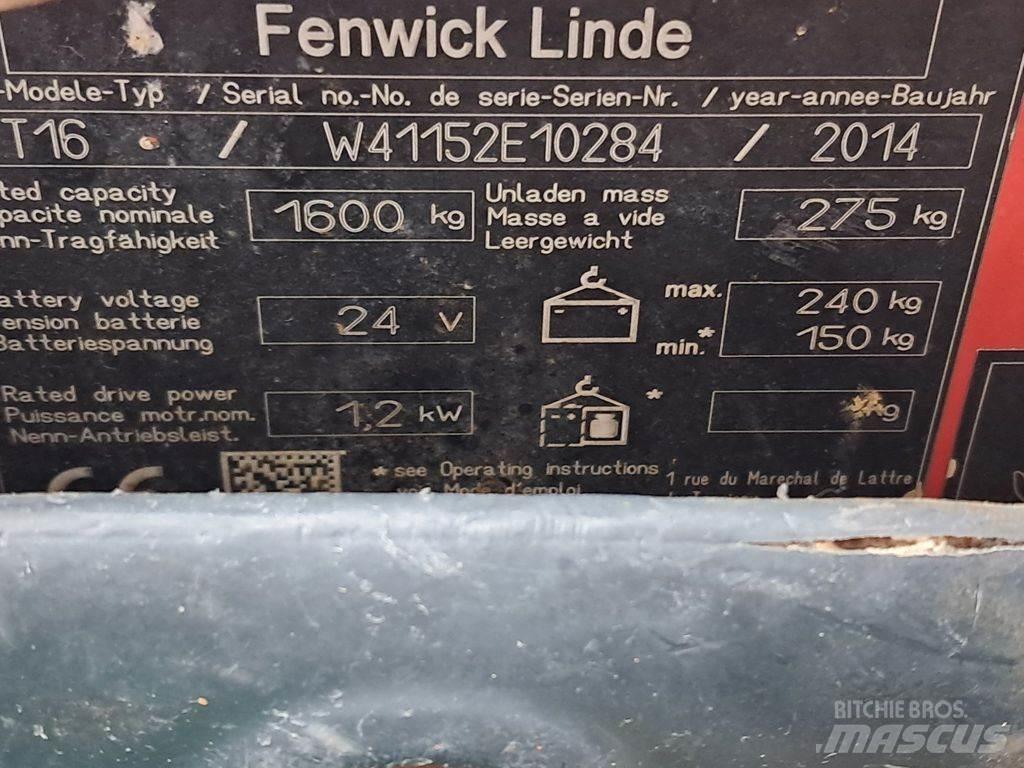 Linde T16 Wózki widłowe unoszące
