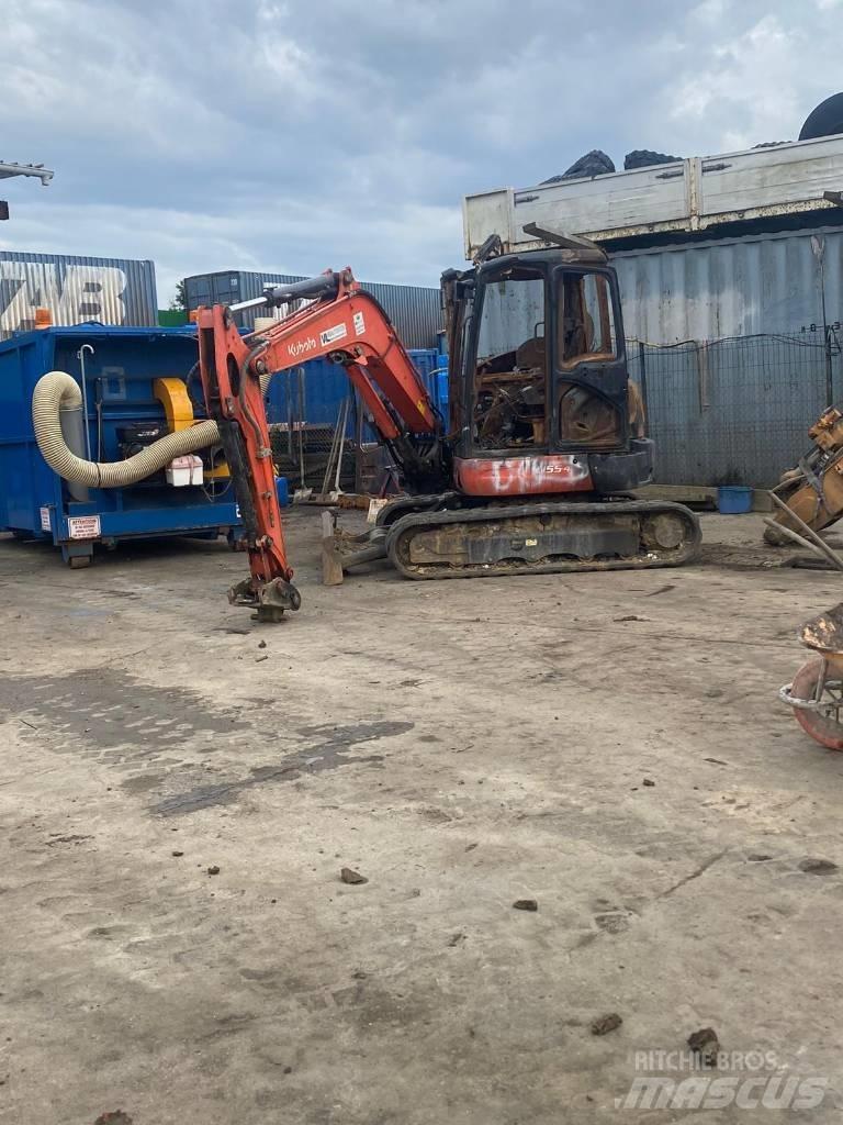 Kubota U 55-4 Wysięgniki i ramiona