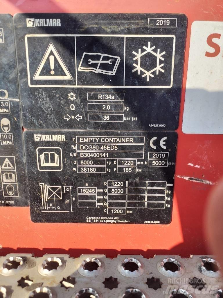 Kalmar DCG80-45ED5 Wozy do składowania i transportu kontenerów