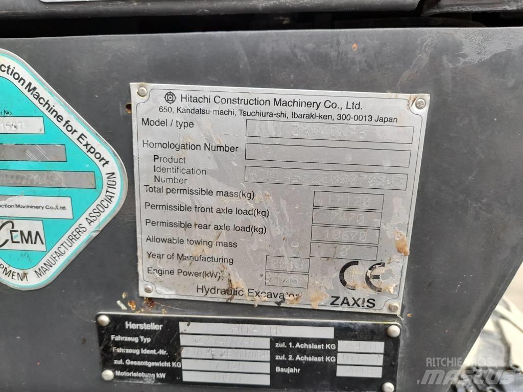 Hitachi ZX 140 W-6 Koparki kołowe