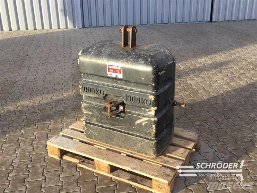  1000 KG Inne akcesoria do ciągników
