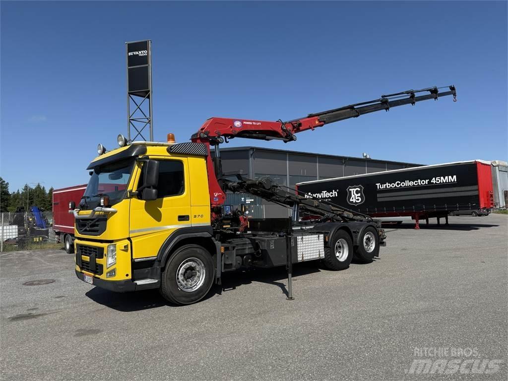 Volvo FM 370 6X2 Żurawie samochodowe