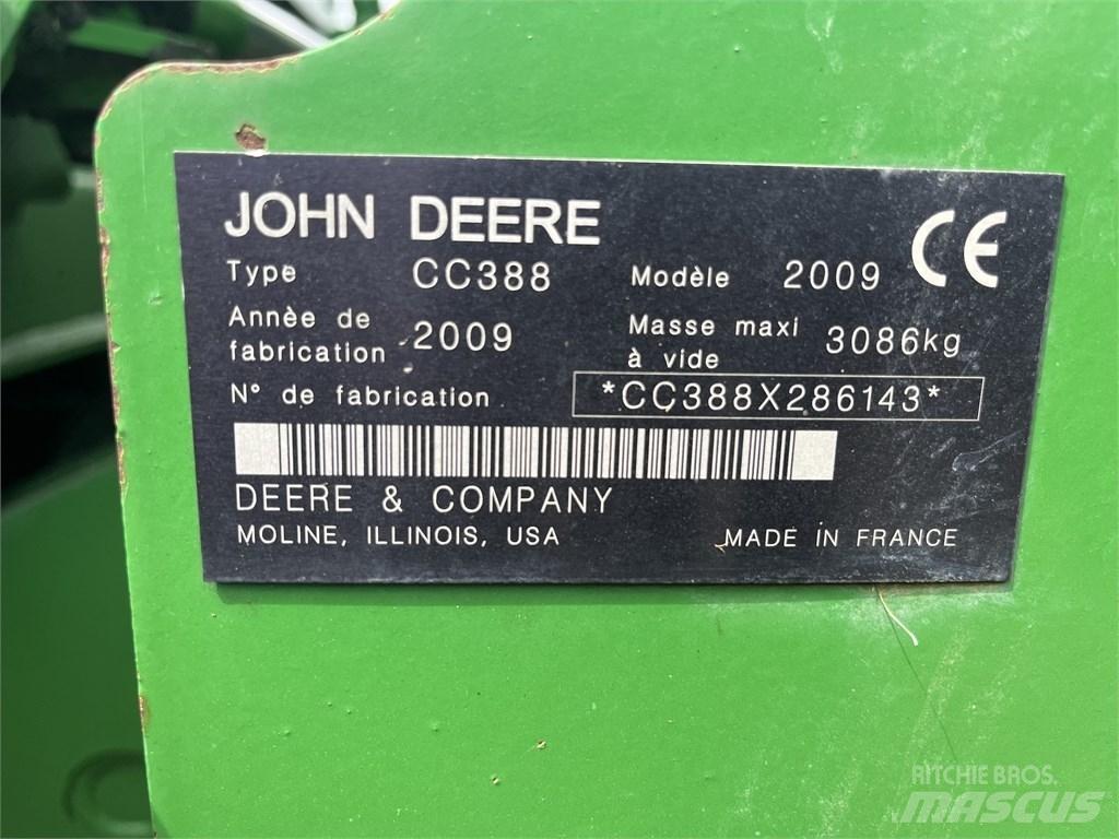 John Deere CC388, Kosiarki ze wstępną obróbka paszy