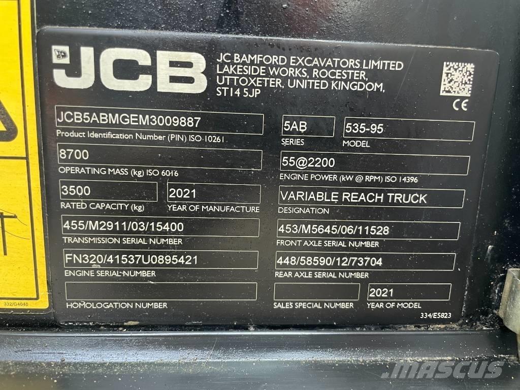 JCB 535-95 Ładowarki teleskopowe