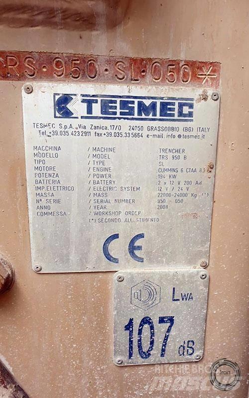 Tesmec TRS950 Koparki łańcuchowe
