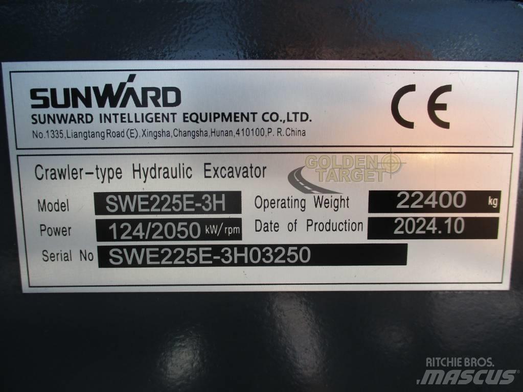 Sunward SWE 225E-3H Koparki gąsienicowe