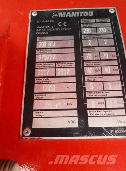 Manitou 200ATJ  RC Podnośniki przegubowe