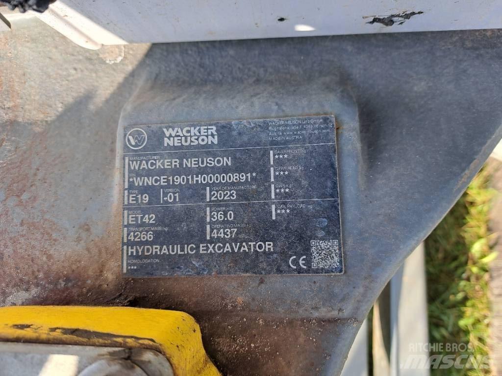 Wacker Neuson ET42 Koparki gąsienicowe