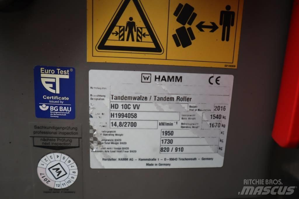 Hamm HD 10C VV Walce dwubębnowe