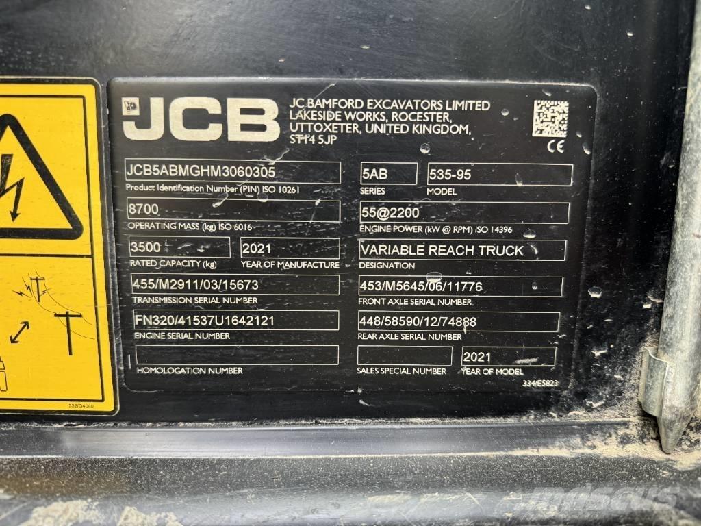 JCB 535-95 Ładowarki teleskopowe