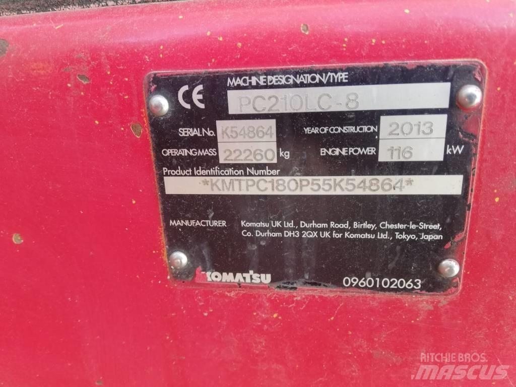 Komatsu PC 210-8 Koparki gąsienicowe
