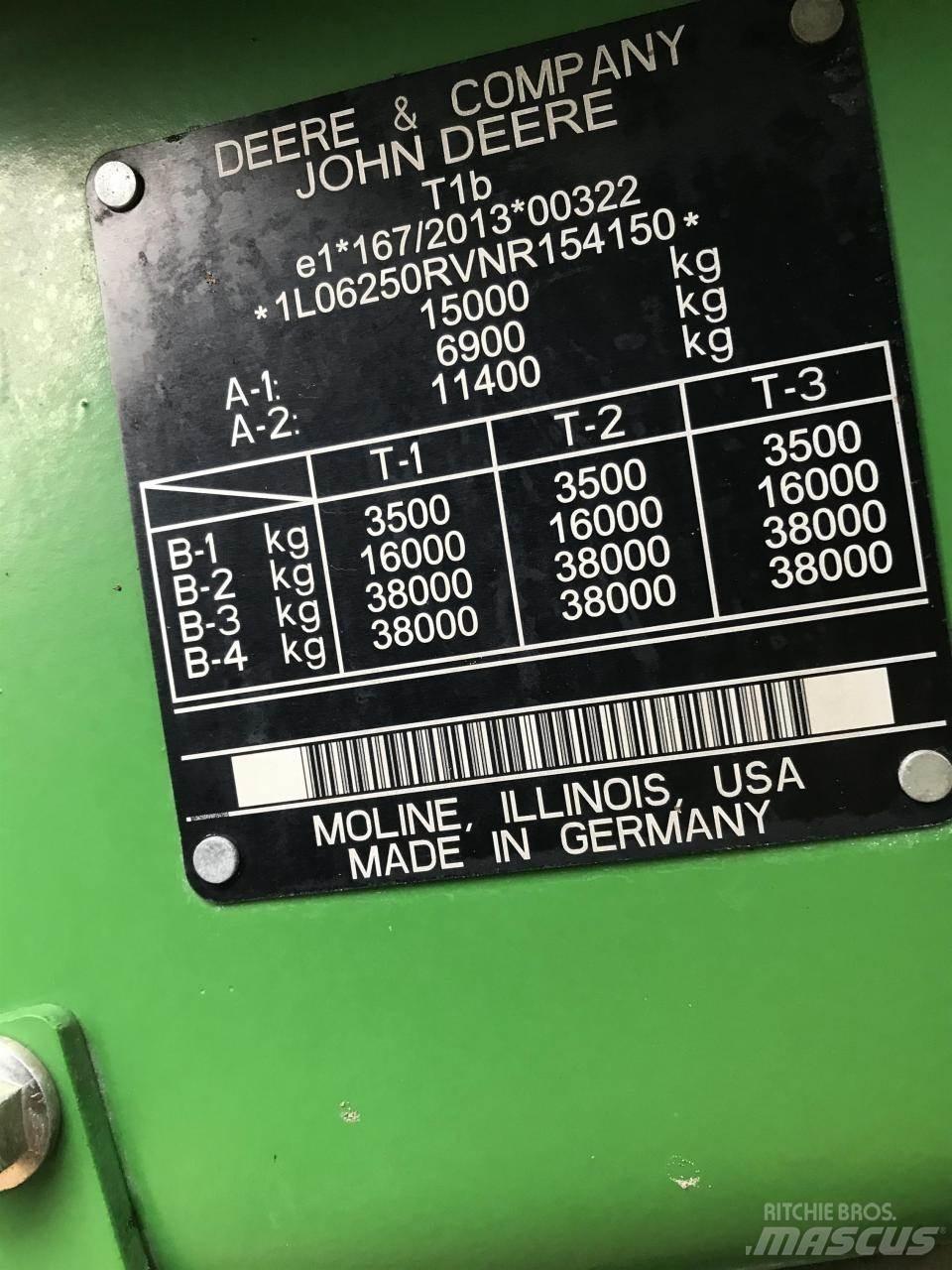 John Deere 6R 250 Ciągniki rolnicze
