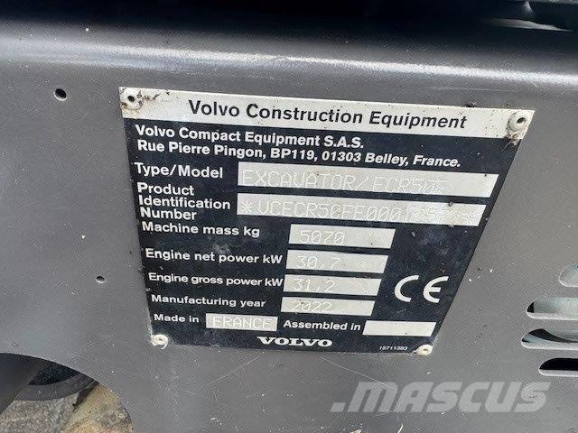 Volvo ECR50F Minikoparki