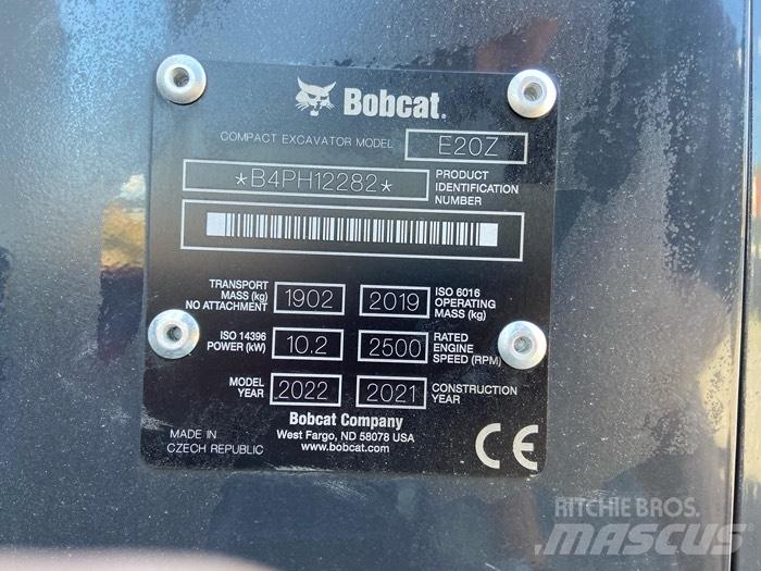 Bobcat E20z Minikoparki