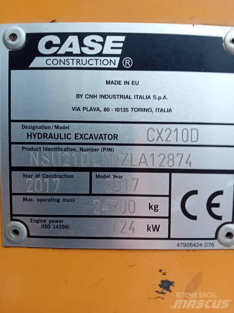 CASE CX 210 D Koparki gąsienicowe