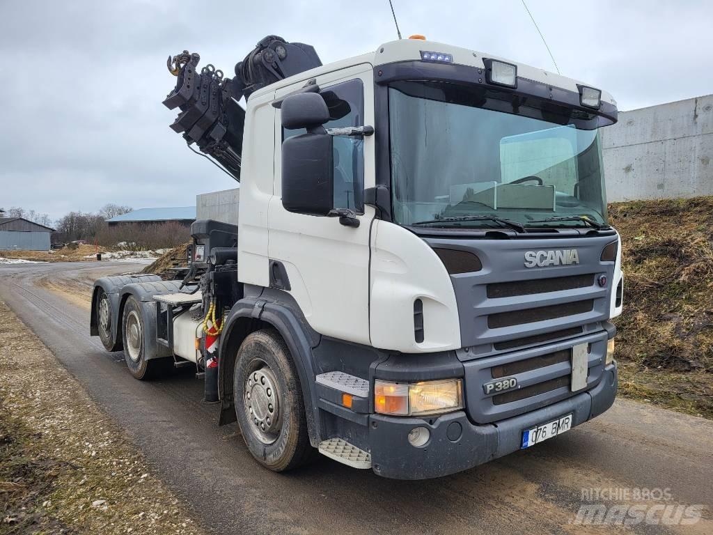 Scania P 380 Żurawie samochodowe