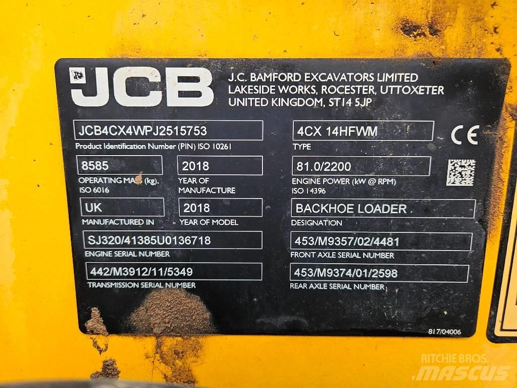 JCB 4 CX Koparko-ładowarki