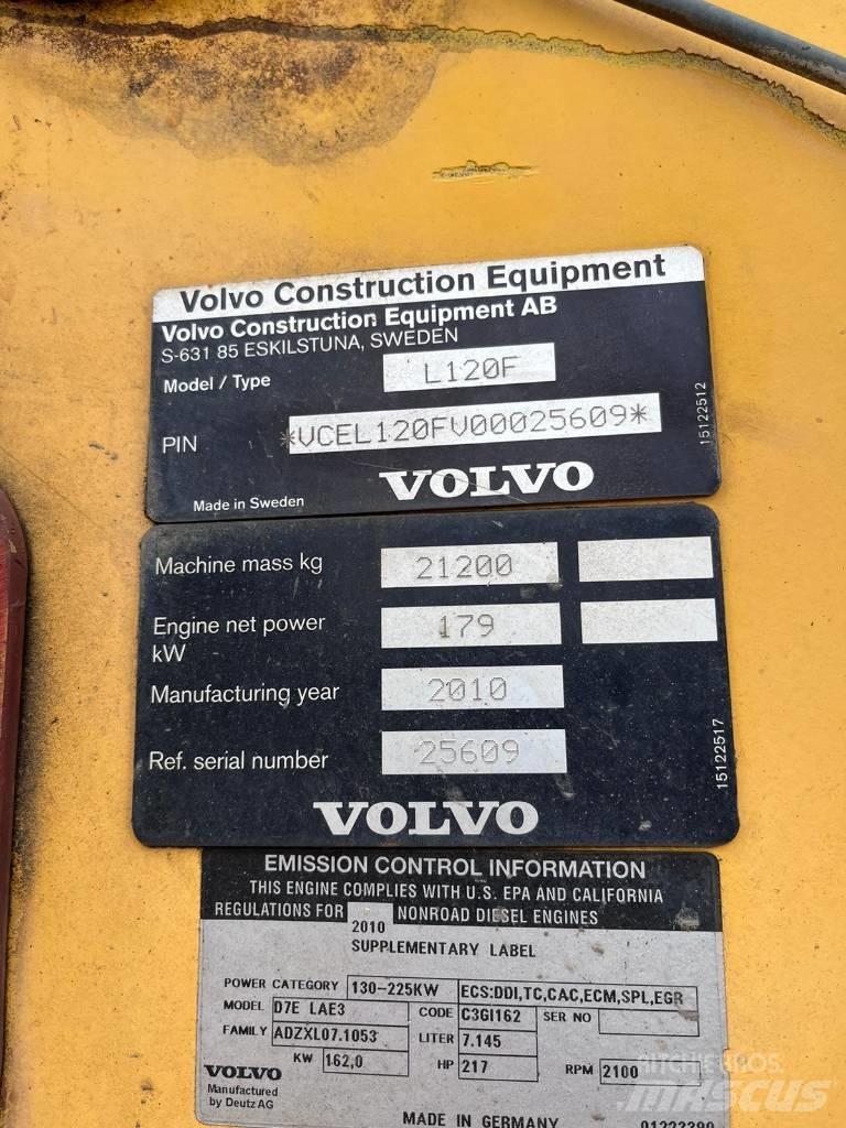 Volvo L 120 F Ładowarki kołowe