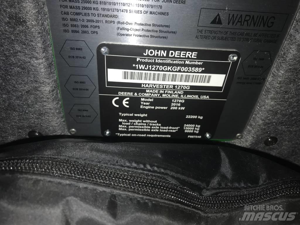 John Deere 1270G Harwestery