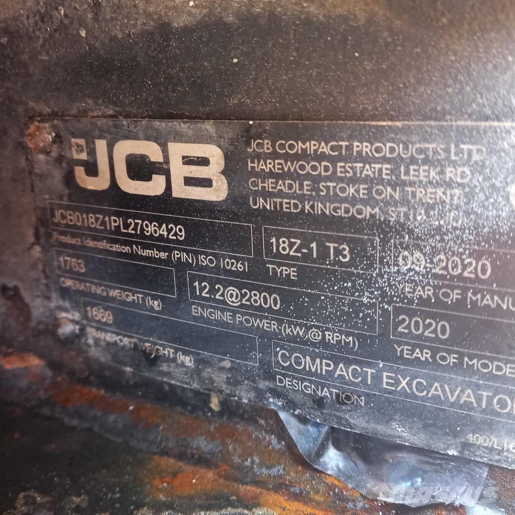 JCB 18 Z-1 Minikoparki