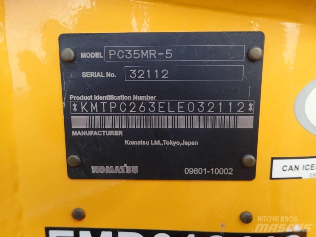 Komatsu PC35MR-5 Minikoparki