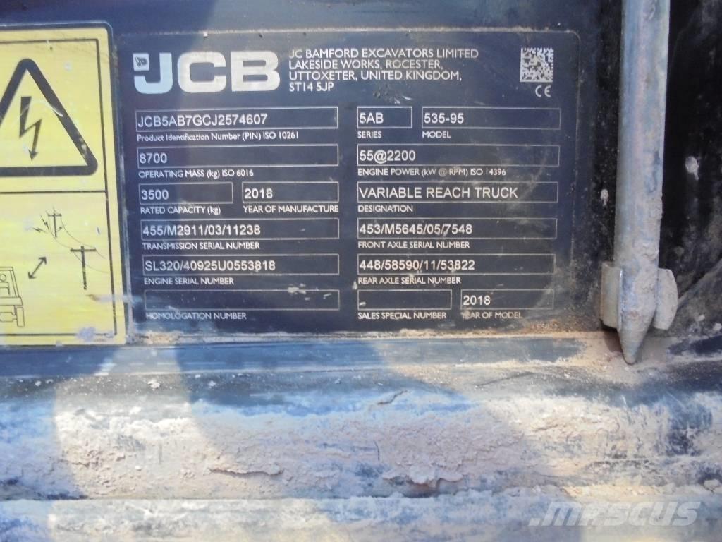 JCB 535-95 Ładowarki teleskopowe
