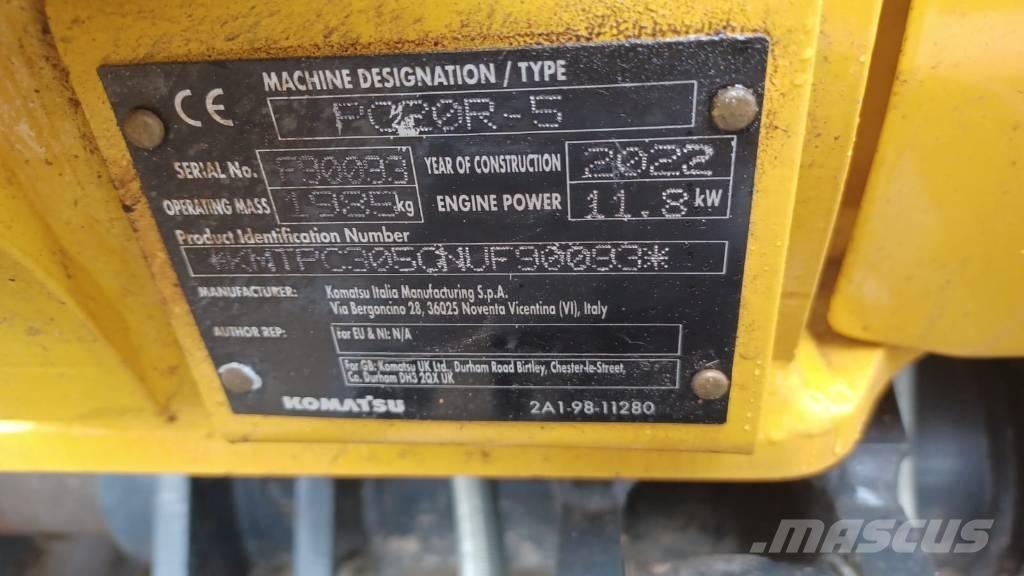 Komatsu PC 20 MR-5 Minikoparki