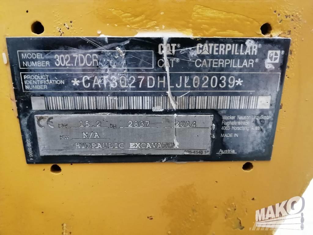 CAT 302.7 D CR Minikoparki