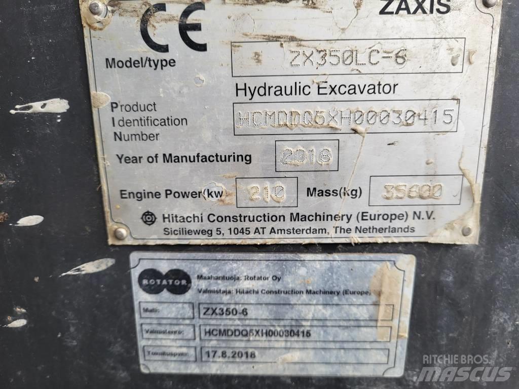Hitachi ZX 350 LC-6 Koparki gąsienicowe