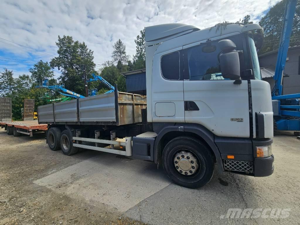 Scania 114 G 380 Ciężarówki typu Platforma / Skrzynia